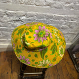 ALÉMAIS COTTON YELLOW FLORAL SUN HAT