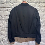 YOHJI YAMAMOTO	POUR HOMME BLACK TAILORED BOMBER