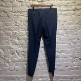 LANVIN	NAVY BLUE 2 BUTTON SUIT ITA 52