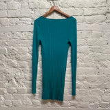 REMAIN 
BLUE RIBBED TOP