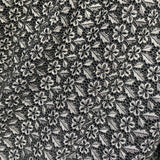 COMME DES GARÇONS BLACK/GREY FLORAL LACE SHIRT