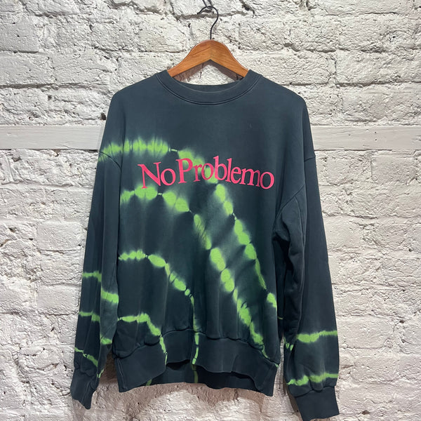 ARIES
BLEACHED SWEATER NO PROBLEMO PRINT TOP