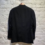 KENZO HOMME VINTAGE BLACK MANDARIN COLLAR JACKET