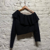 MSGM BLACK FLEECE TOP