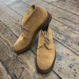 TRICKERS FOR PRINCIPE-FIRENZE TAN SUEDE DESERT BOOTS