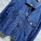 KENZO JEANS CROPPED DENIM JACKET