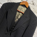 JEAN PAUL GAULTIER HOMME
VINTAGE BLACK PINSTRIPE 2 PIECE SUIT