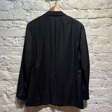 PRADA BLACK 3 BUTTON WOOL JACKET
