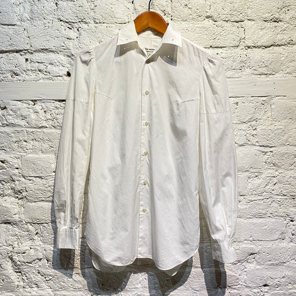 JUNYA WATANABE COMME DES GARÇONS WHITE COTTON SHIRT
SIZE SMALL