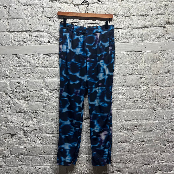 ERDEM
BLUE/BLACK PRINT TROUSERS