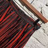 VIVIENNE WESTWOOD ANGLOMANIA
BLACK/RED STRETCH PENCIL SKIRT