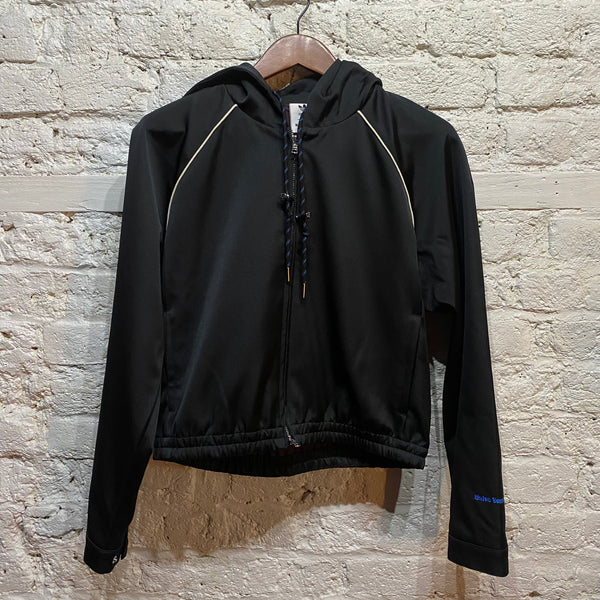 WALES BONNER X ADIDAS 
BLACK  SATIN JACKET