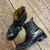 THE OLD CURIOSITY SHOP VINTAGE BLACK LACE UP BOOTS