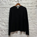 ACNE STUDIOS 
BLACK WOOL/CASHMERE SWEATER