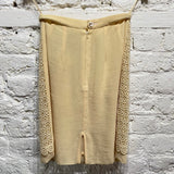 COMME DES GARÇONS 
IVORY LACE ARCHIVE SKIRT AD1990