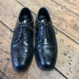 FLORSHEIM IMPERIAL VINTAGE BLACK BROGUES