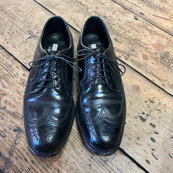 FLORSHEIM IMPERIAL VINTAGE BLACK BROGUES