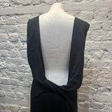 VIVIENNE WESTWOOD
GOLD LABEL COUTURE 
BLACK SILK BACKLESS DRESS