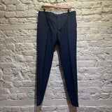 LANVIN	NAVY BLUE 2 BUTTON SUIT ITA 52