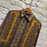 J'AI MAL A LA TETE PRINT AND STRIPE SHIRT