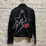 LAROPA BLACK DENIM JACKET