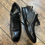 CESARE PACIOTTI
BLACK LEATHER TRAINERS