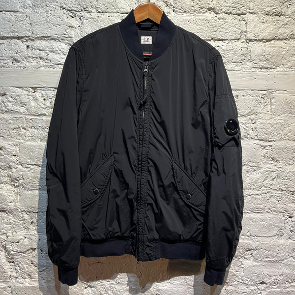 C.P. COMPANY BLACK BOMBER JACKET