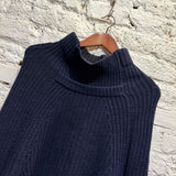 TOGA PULLA 	WOOL ALPACA NAVY KNIT