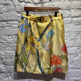 BURBERRY HIGHGROVE COLLECTION SILK SKIRT