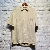 ARMANI JEANS COTTON/HEMP SHORT SLEEVE SHIRT