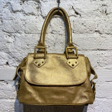 PAUL SMITH METALLIC GOLD LEATHER BAG