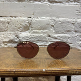 OLIVER PEOPLES 	X THE ROW GOLD FRAME SUNGLASSES