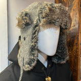 HARRIS TWEED TRAPPER HAT