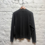 YMC 
CHARCOAL COTTON JERSEY SWEATER XS