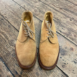 TRICKERS FOR PRINCIPE-FIRENZE TAN SUEDE DESERT BOOTS
