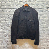 BALENCIAGA BLACK OVERSIZE DENIM JACKET