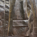 VERONICA BEARD	GOLD LEATHER JACKET