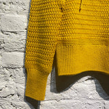CRAIG GREEN MUSTARD YELLOW WOOL KNIT JUMPER