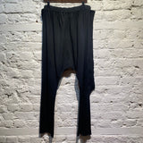 ISSEY MIYAKE APOC BLACK SIDE PANEL TROUSERS