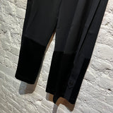 NULLUS BLACK WIDE LEG TROUSERS