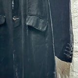 D&G BLACK VELVET FROCK COAT