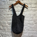 JW ANDERSON METALLIC KNIT TOTEBAG