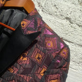 SIR TOM BAKER PINK EMBROIDERED DINNER JACKET