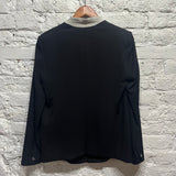 HELMUT LANG
BLACK JACKET WITH CREAM COLLAR