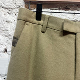 UNDERCOVER
KHAKI WOOL TROUSERS