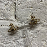 VIVIENNE WESTWOOD 
GOLD ORB EARRINGS