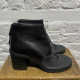 MIU MIU BLACK ANKLE BOOT SANDALS