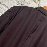 PRADA 2BUTTON POLKA DOT BROWN/BORDEAUX JACKET