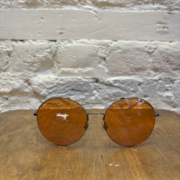 GUCCI	ORANGE TINT ROUND SUNGLASSES