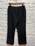 GIVENCHY 
BLACK WOOL CROP TROUSERS